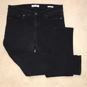 Banana Republic Black Skinny Ankle Jeans